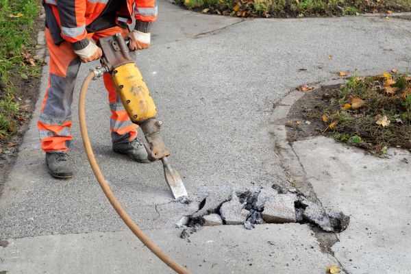 Concrete Sidewalk Removal in Lehi