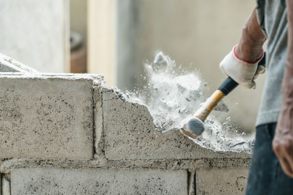 Block Wall Demolition in Lehi