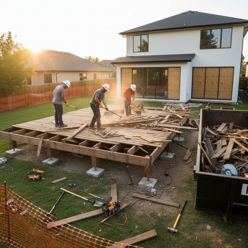Walkway Demolition detail